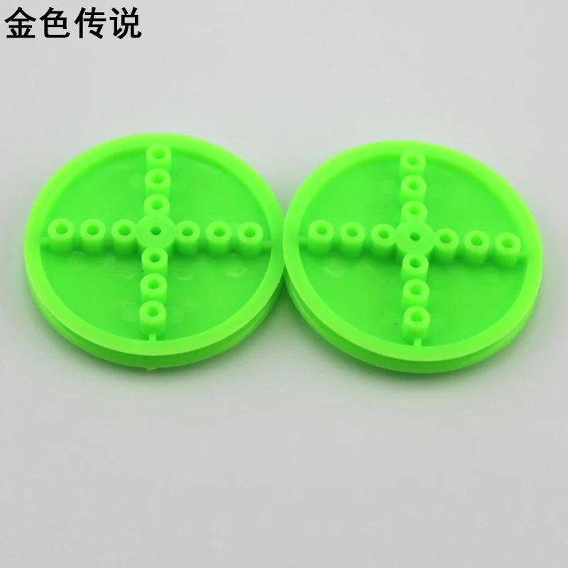 2*42mm pulley D hole pulley TT motor wheel DIY belt drive small wheel plastic drive wheel