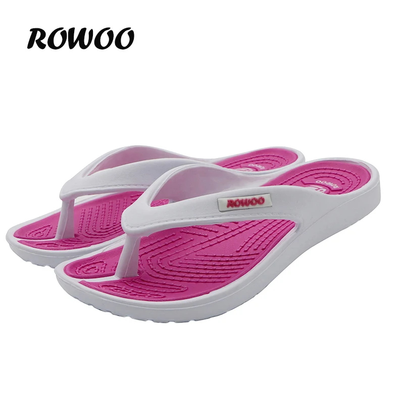 Sandales de plage décontractées pour femmes, nouveau design de marque, tongs plates d\'été pour la maison, chaussures grande taille, livraison