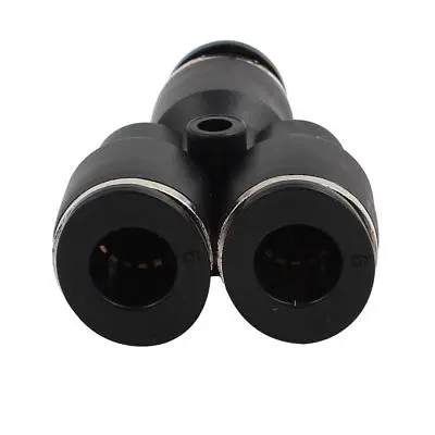 30Pcs Y Type Pneumatic Air 3 Way Quick Fittings Connector 8mm Tube Hose