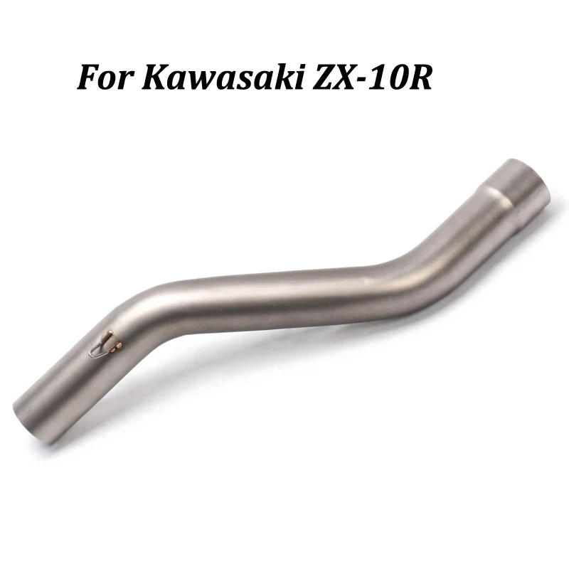 

Motorcycle Exhaust Muffler Modified Middle Connection Stainless Steel Link Pipe Slip on For Kawasaki ZX-10R