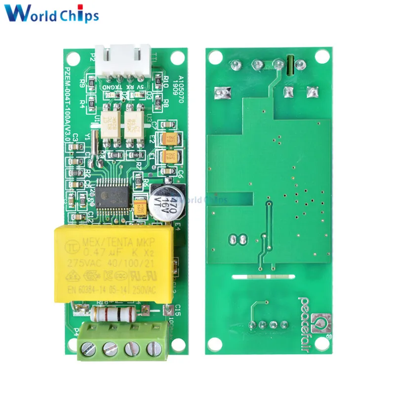 AC Digital Multifunction Meter Watt Power Volt Amp TTL Current Test Module PZEM-004T With Coil 0-100A 80-260V AC For Arduino