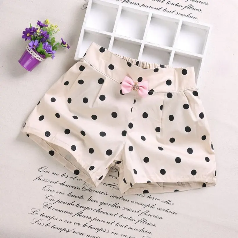 2022 Kids Summer Shorts Bow Princess Shorts For Girls Fashion Girls Shorts Children Pants Girl Short Flower Girls Clothing