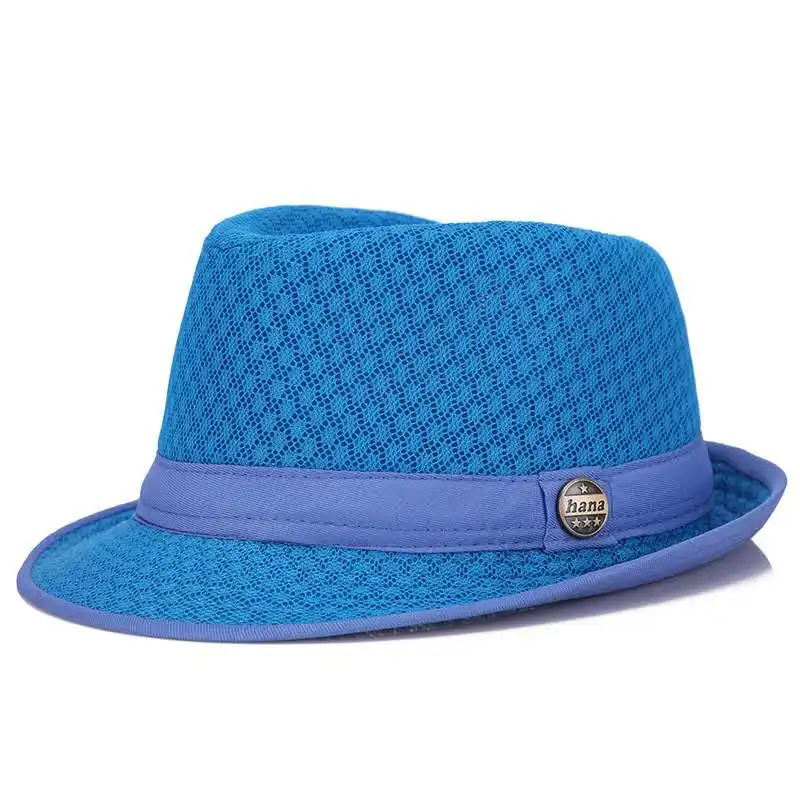 England jazz cap breathable mesh visor beach hat collapsible spring and summer sun hat