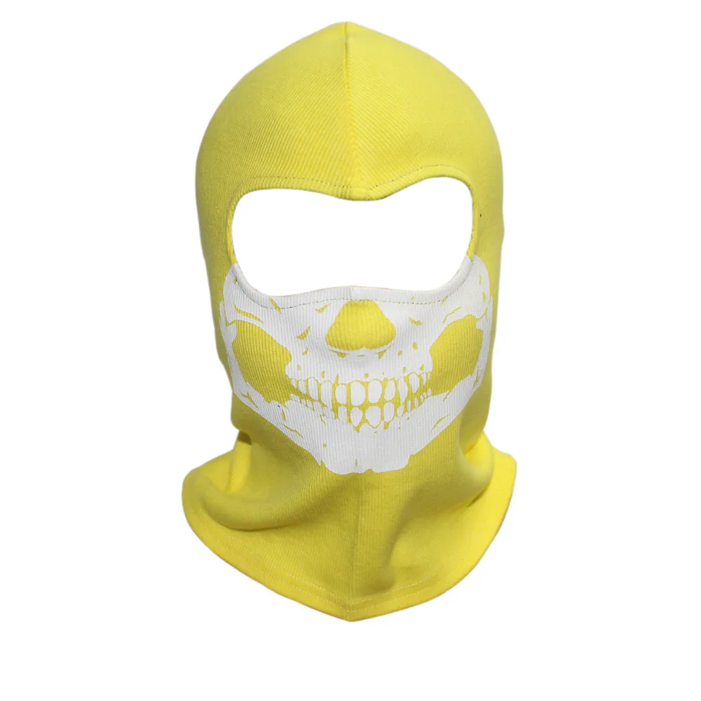 Mr Hunkle 2017 New Print Adult Hat New Candy Color Full Face Masks Balaclava Motorcycle Wind Dust Grimace Reflective Ghost Mask