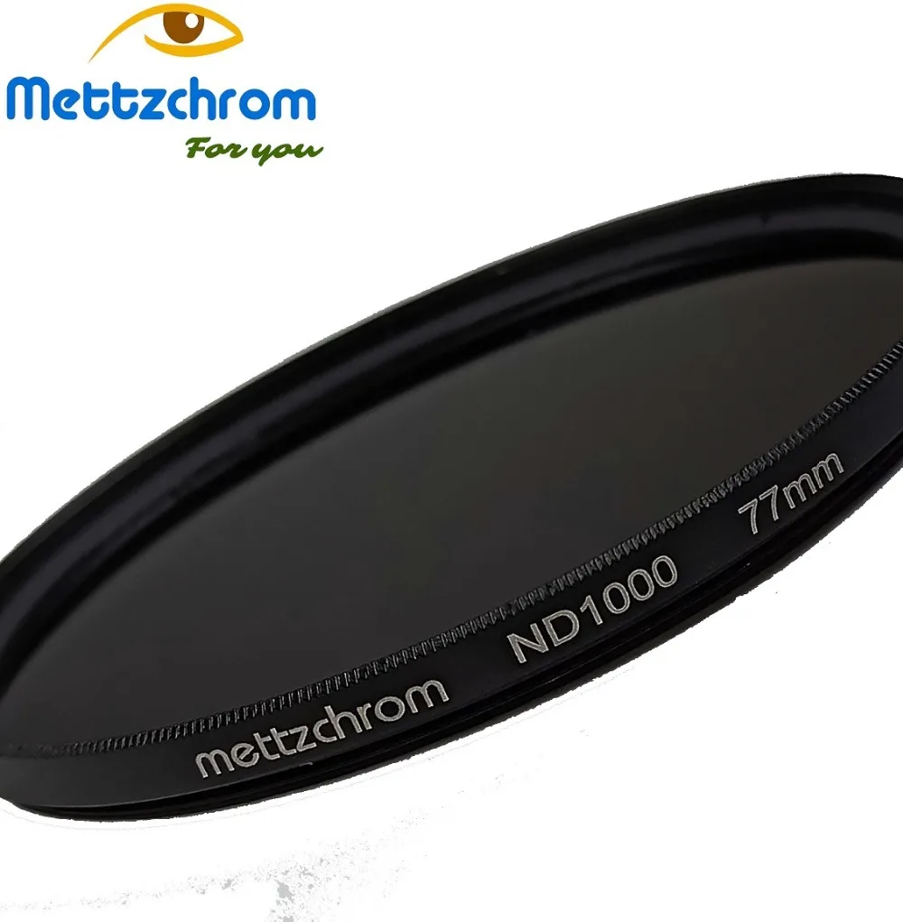 Mettzchrom ND1000 Filter 40.5 49, 52, 55, 58, 62, 67, 72, 77, 82mm 10 stops ND 1000 FILTER