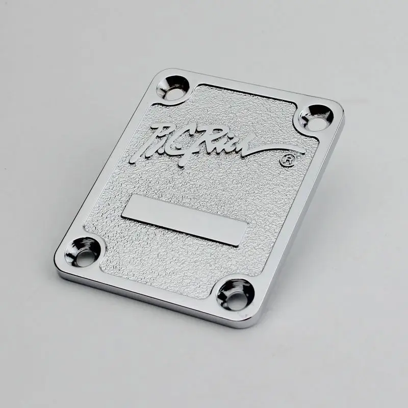 1 PCS Chrome Electric Guitar Electric Bass Neck Plate / Neck Joint Plate