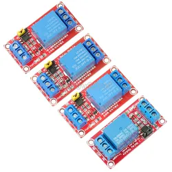 DC 5V 9V 12V 24V 1 Channel Relay Module With Optocoupler Shield Board High And Low Level Trigger Power Supply Module For Arduino