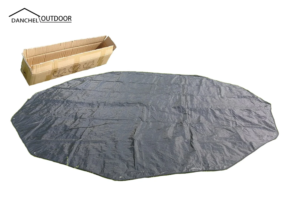 danchel防湿パッドブラックフットプリントマットタープ10ft-3m1-3ft-4m-167ft-5m20ft-6mベルテント用