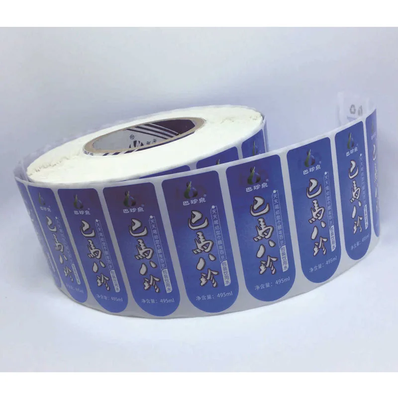 Most demand in China transparent sticker,transparent roll label stickers,waterproof label roll