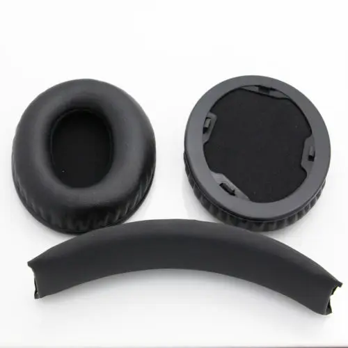 Almohadillas de repuesto negras, funda de cojín y diadema para los mejores auriculares Studio 1,0