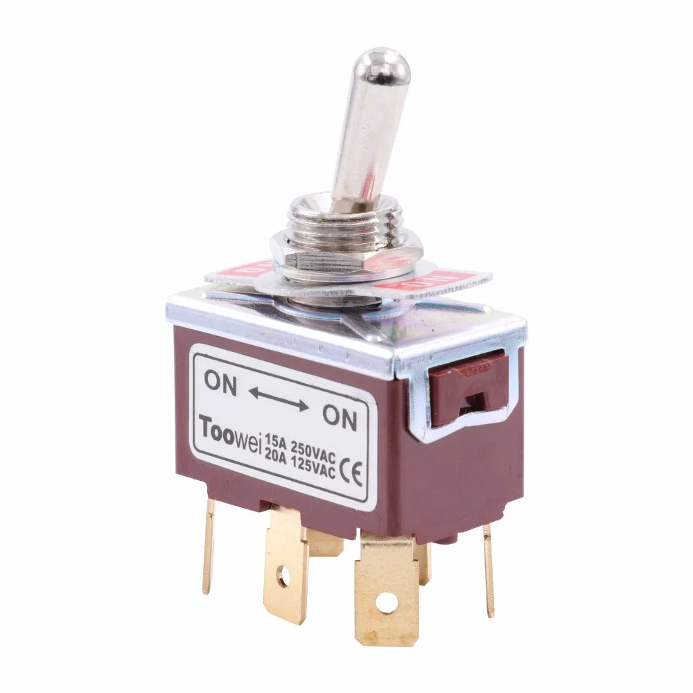 Kippschalter SPST DPDT DPST SPDT AUF-AUF AUF-WEG-AUF AUF-OFF AC Power Rocker schalter AC 250V 15A 125V 20A – Detail 18