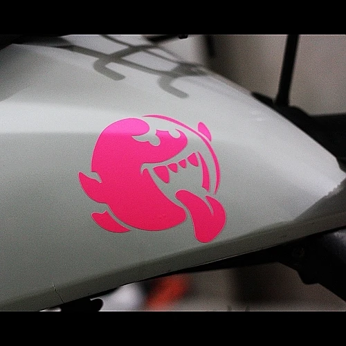 car decals beast 11cm x 11cm car motorcycle ebike reflective waterproof vinyl stickers