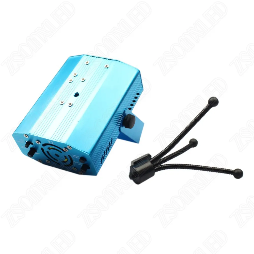 Mini RGB Laser Stage Lighting LED Stage Lighting Adjustment  Projector For Strobe Dance Disco Xmas Party  Home Wedding Club