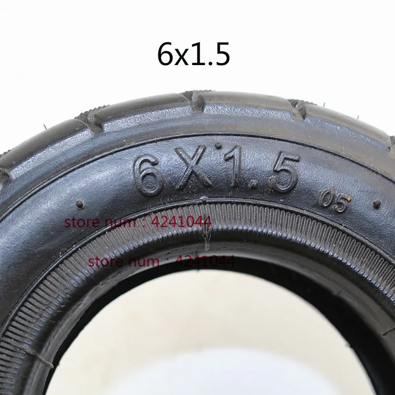 Free shipping 6X1.5  6x1 1/2 tires  6 Inch Scooter tyre and Inner Tube Set Electric  Wheel Chair Truck