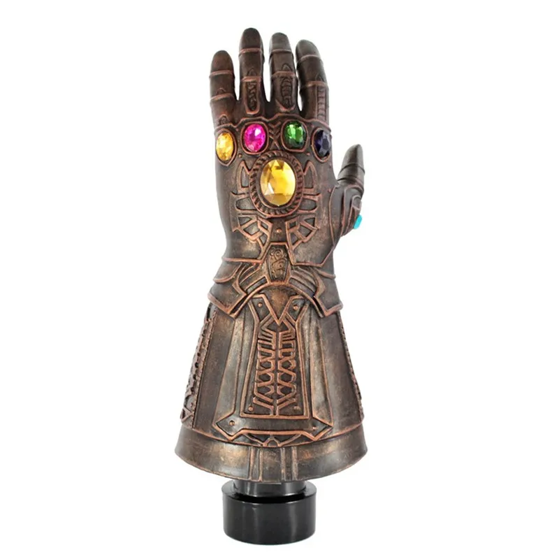 Movie Thanos Latex Mask and Gloves Halloween Costume Cosplay Mask Carnival Purim Masquerade masked ball party dress