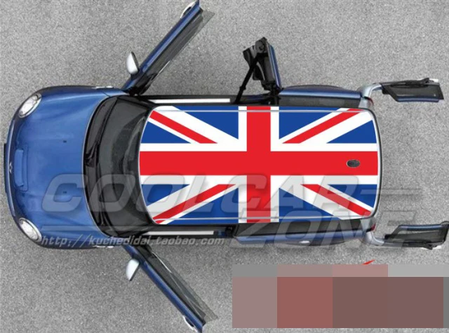 

Совершенно новый стиль union jack наклейка на крышу автомобиля для mini cooper clubman