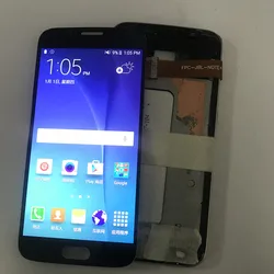 Display S6 per SAMSUNG GALAXY S6 G920 SM-G920F G920F G920FD LCD Touch Screen Digitizer Assembly parti di riparazione