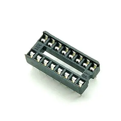 120PCS 16 Pin DIP IC Socket Adapter 16Pin Pitch 2.54mm Connector