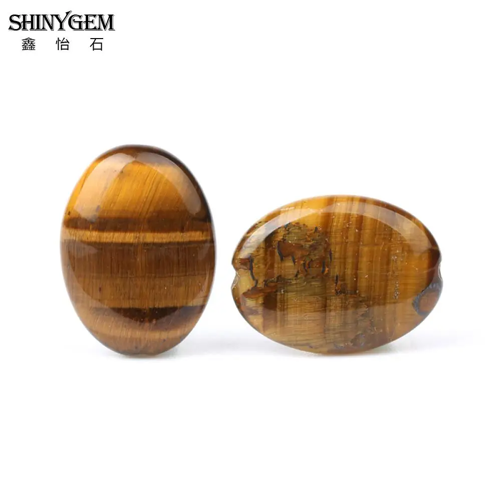 

ShinyGem 2020 Natural Stone 13*18mm Oval Tiger Eye Beads Irregular Grain AA Grade Yellow For DIY For Jewelry Making 20pcs/Lot