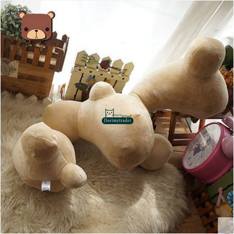 

Dorimytrader Novelty Pillow! 96cm Big Emulational Ginger Stuffed Toy Plush Cute Ginger Cushion Doll Gift Free Shipping DY61260