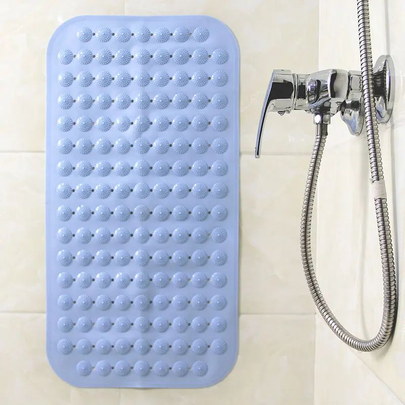 

Non-slip Bathroom Round Point Massage Mat Pad Pvc Pebble Shower Tub Bathing Massager Suction Cup Foot Stress Relax Care