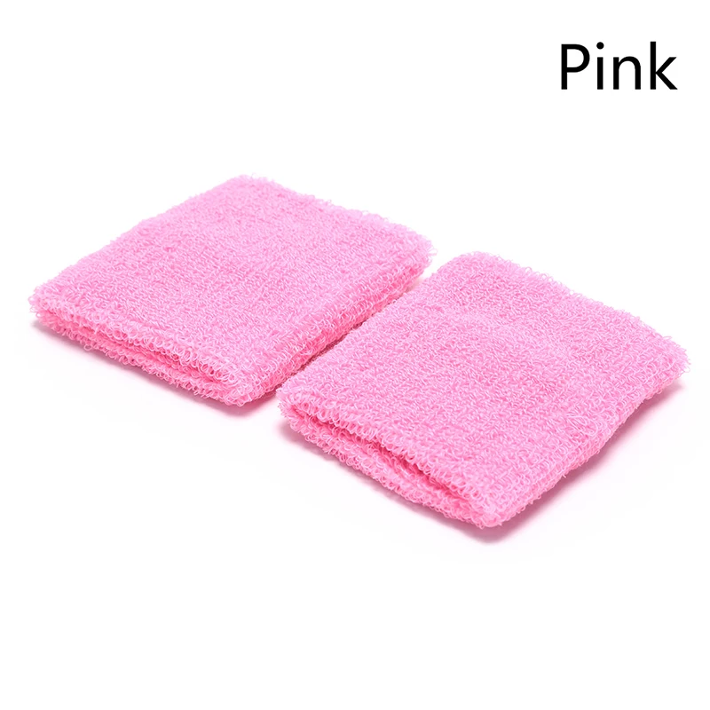 2Pcs 8* 10cm Protector Running Basketball Brace Terry Cloth Sweat Band Cotton Unisex Sport Sweatband Wristband Basketball Wrist