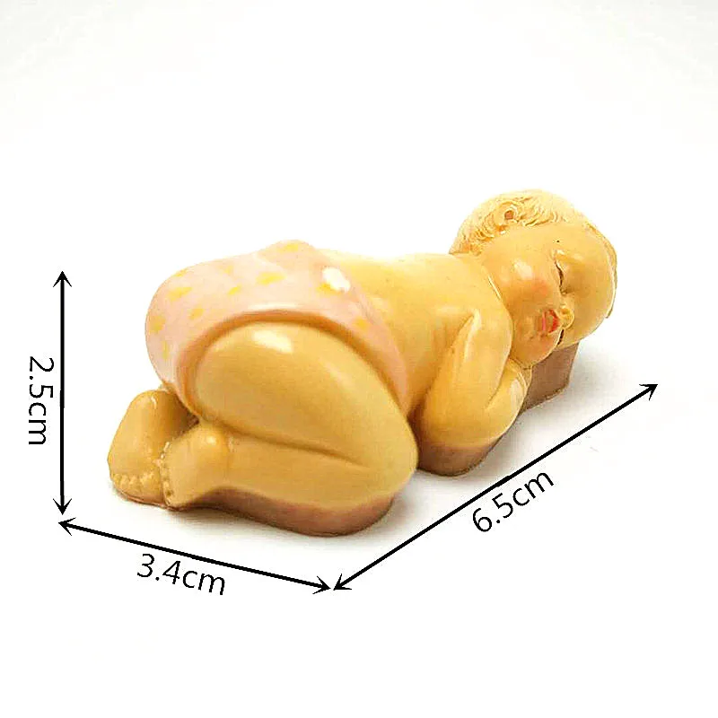 3D Sleeping Baby Mould Silicone Cake Kitchen Baking Cookies Chocolate Soap Mould diy Candle Mould