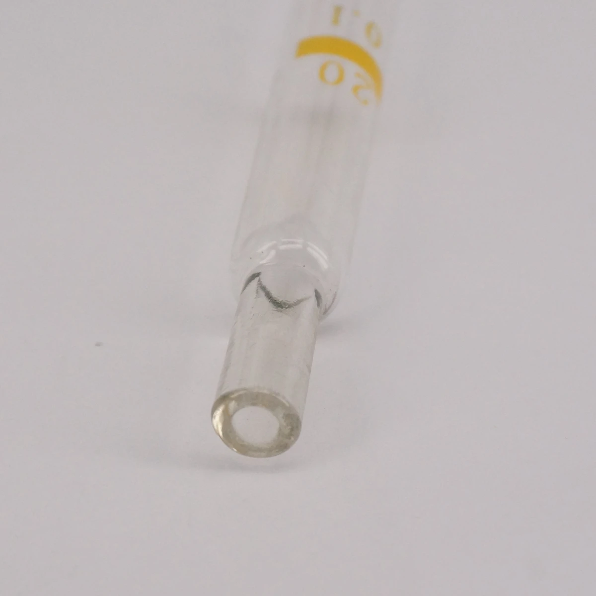 Chemistry Lab Glass Dropper Pipette 20mL With Scale Line