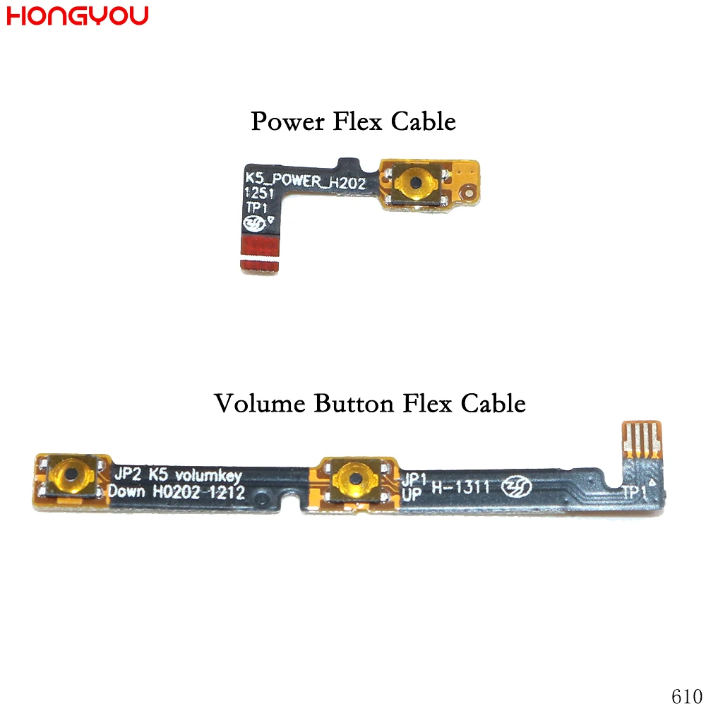 Power Button On / Off Volume Mute Switch Button Flex Cable For Lenovo K900