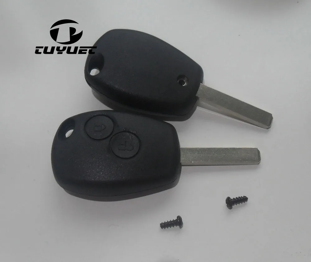 2 Buttons Remote Key Shell for Renault Modus Clio 3 Twingo Car Key Blanks Replacement