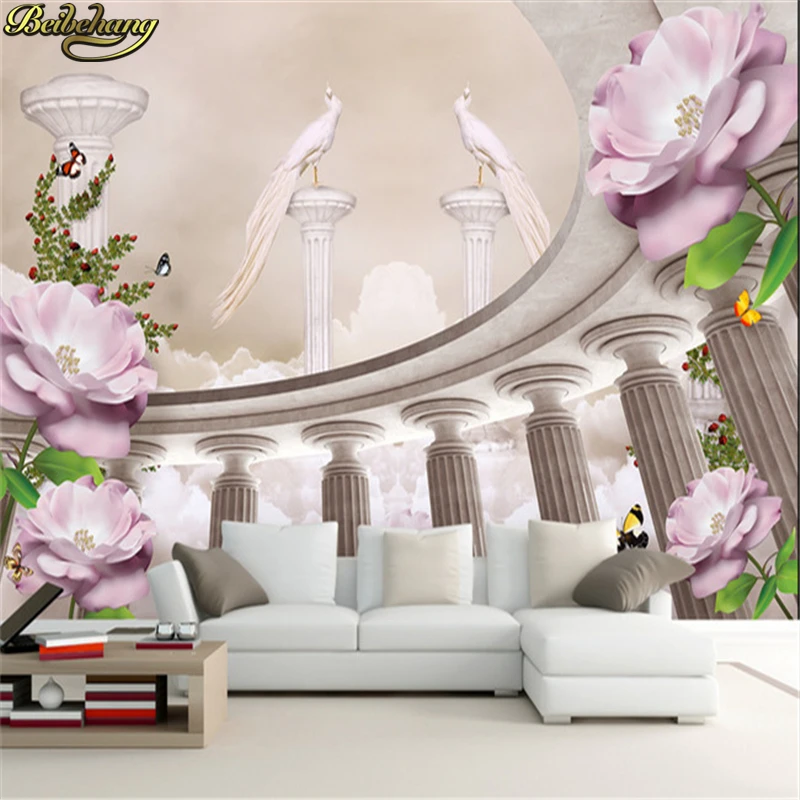 

beibehang Roman pattern Large 3D wall paper photo mural for living room tv background wallpaper decoration papel de parede 3d