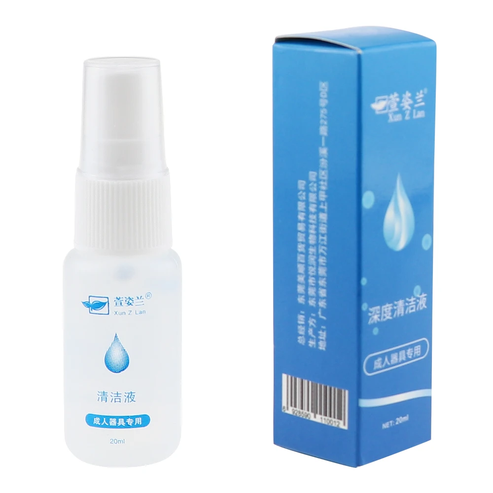 20ml Sex Toys Disinfection Liquid Antibacterial Toy Cleaner Spray for Sex Vibrator Sterilization Wash Necessary Erotic Products