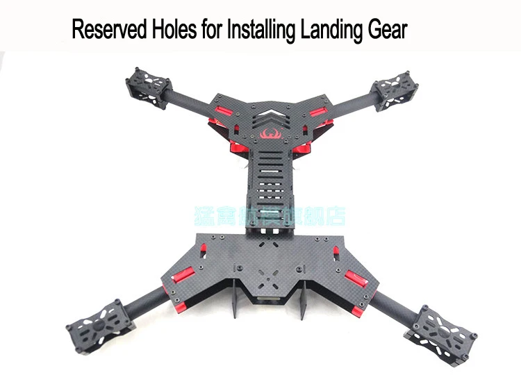 H680 Carbon Fiber FPV Folding Quadcopter Frame / 680 RC Multicopter Shaped Cross Frame