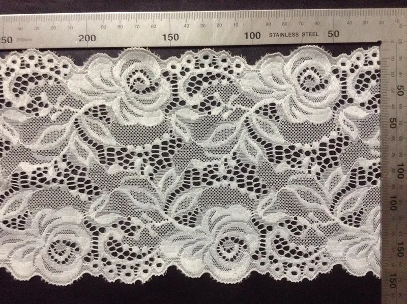 15cm hot selling symmetrical jacquard flora motif edge lace trim,XM0826G