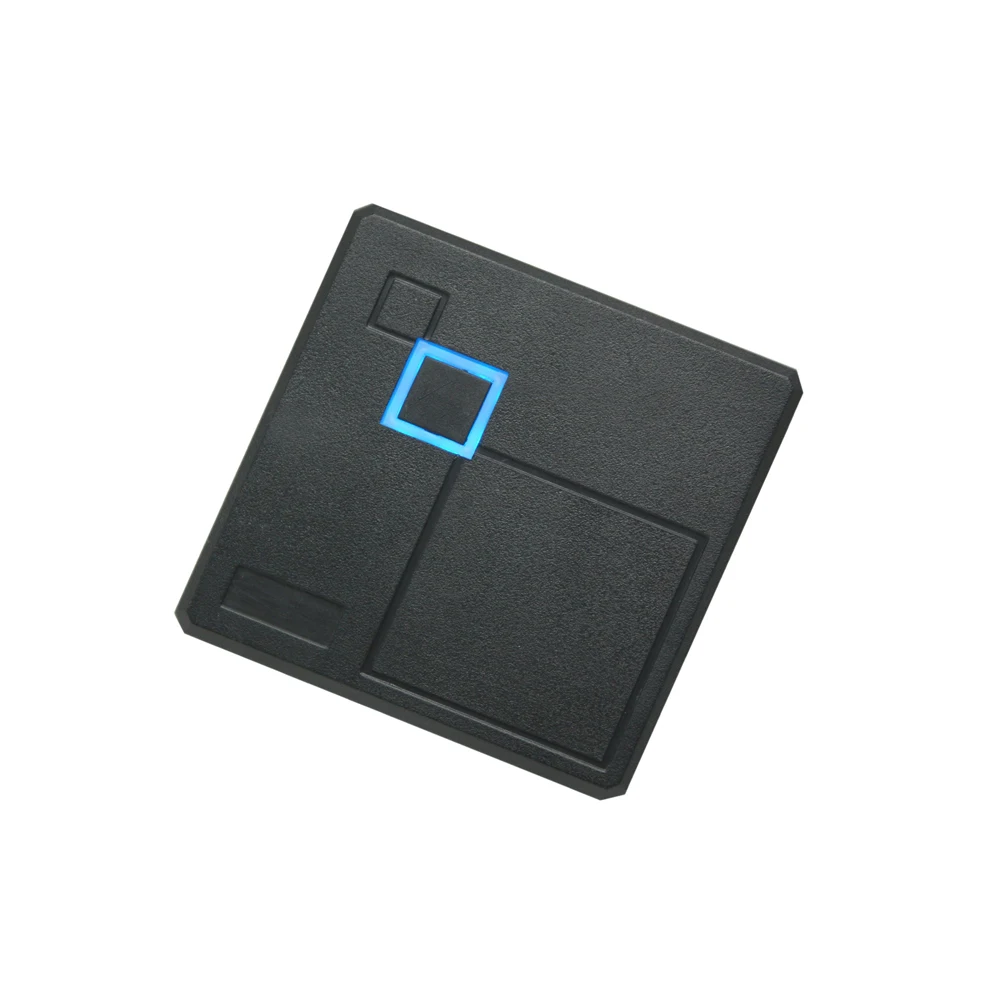 

RFID 125KHZ WG26 считыватель карт доступа 86X86mm коробка считыватель контроля доступа + 2 шт Кристальные брелки