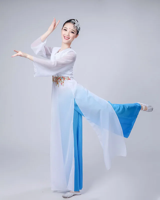 Classico costume di ballo femminile elegante fata nuovo stile Cinese nazionale di danza di usura modern dance costume per adulti