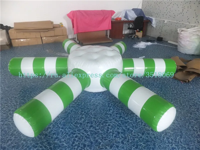 Sell inflatable water park supporting game equipment, inflatable water toys, inflatable water floating starfish.