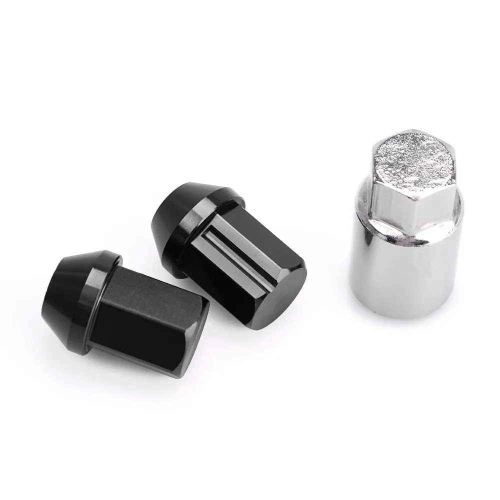 35mm Car 6061 Aluminum Alloy Anti-theft Wheel Lock Nuts Length M12x1.5 M12x1.25 Aftermarket Lug Nuts For chevrolet Hyundai