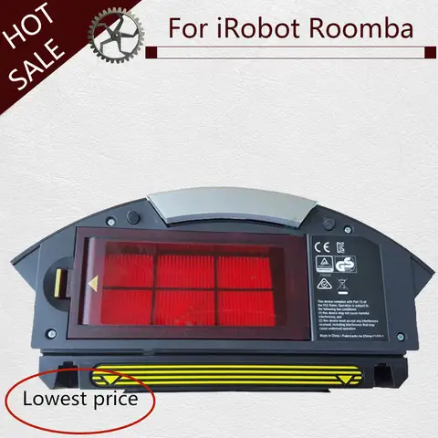 Hepa 필터 iRobot Roomba 800 시리즈 850 860 870 880 로봇 진공 청소기 부품 용 먼지 수집 상자 필터 빈 수집기