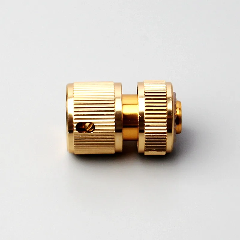 2pcs Inner Diameter 20 mm Female Thread Aluminum Copper Plating Quick Connector Hose Repair For Garden Irrigation Fittings