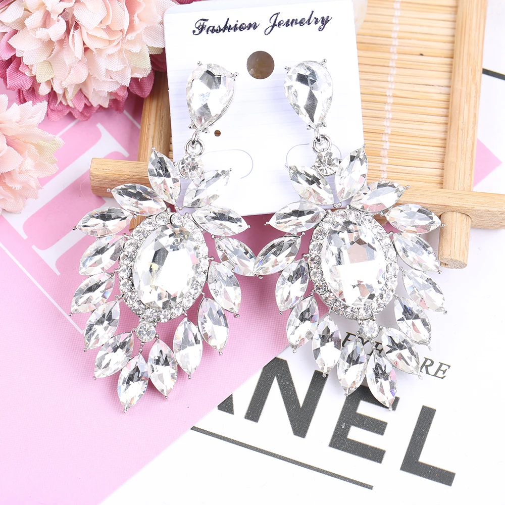 VEYO Crystal Dangle Earings Elegant Royal Retro Fashion Jewelry for Women Classic Pendientes New