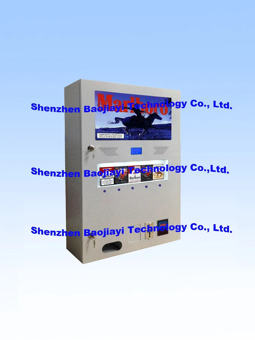 small cigarette(box)  vending machine  BJY-B50 with light box