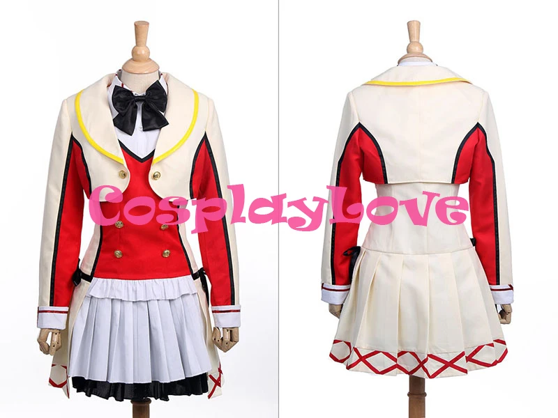 

New Custom Made Japanese Anime Love Live! School Idol Project Season 2 Honoka Kosaka Cosplay Costume Halloween Costume