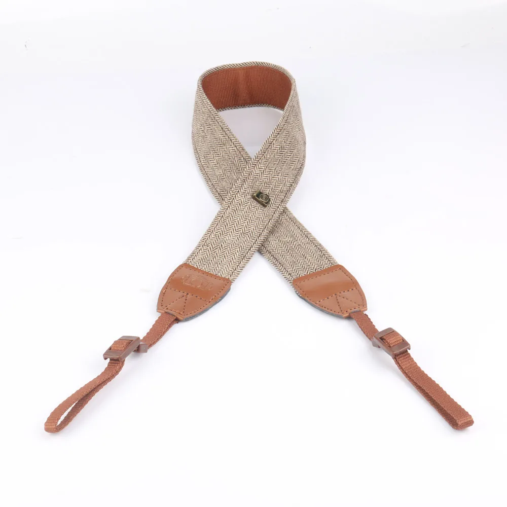 كاميرا الكتف حزام الرجعية نمط حزام شريط حول ياقة الملابس العنق ل SLR كاميرات وبعض مايكرو-واحدة كاميرات