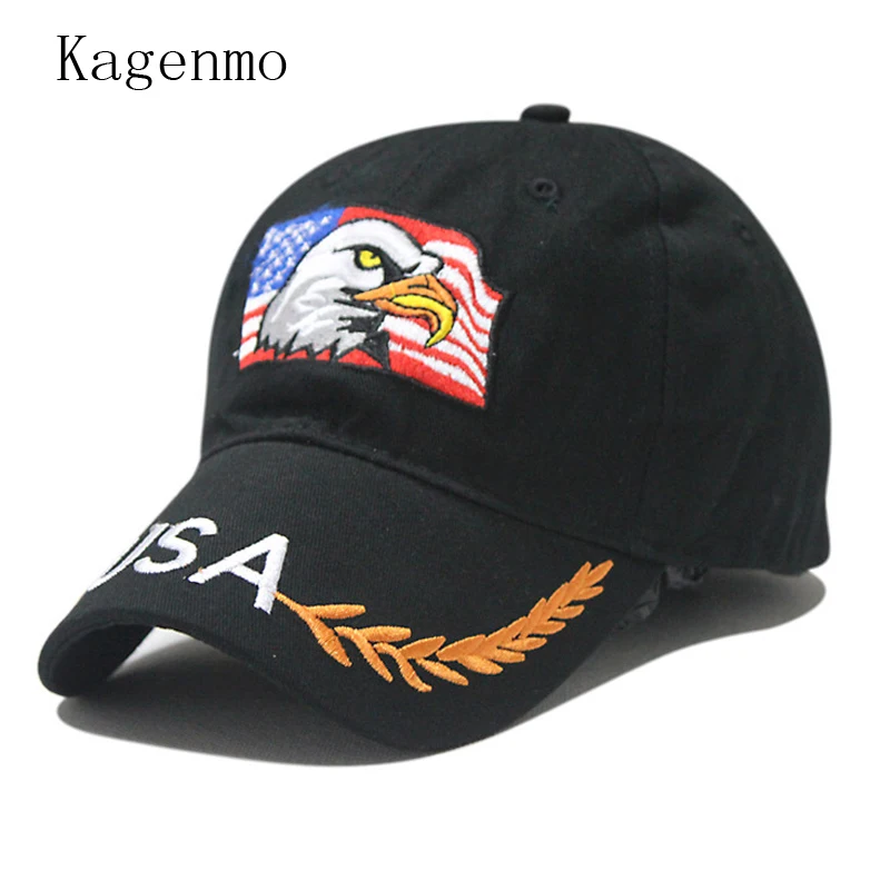 Kagenmo USA Flag Eagle Americans Love Baseball Cap US Merchant Marine Hat Brand New Arrive