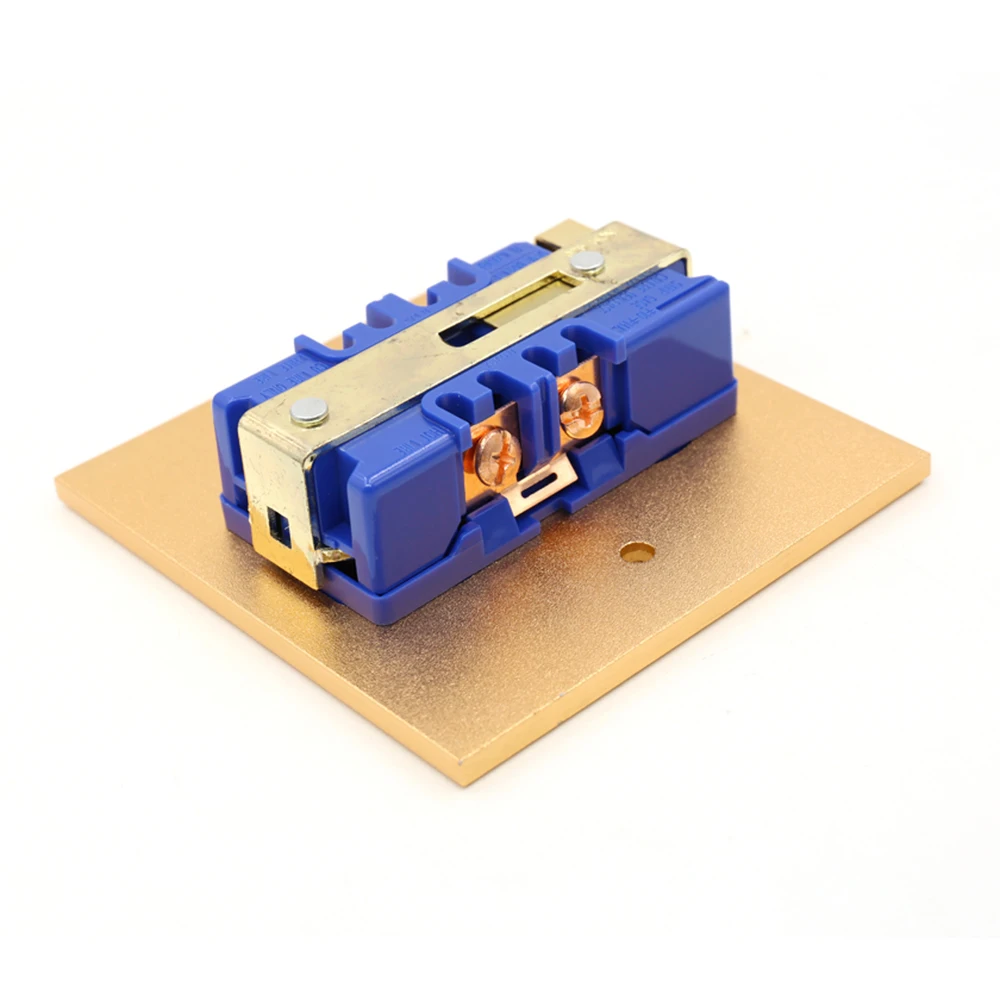 مخرج طاقة جداري من سبائك نقية ، جودة AV ، 2 منفذ ، أزرق ، شحن مجاني