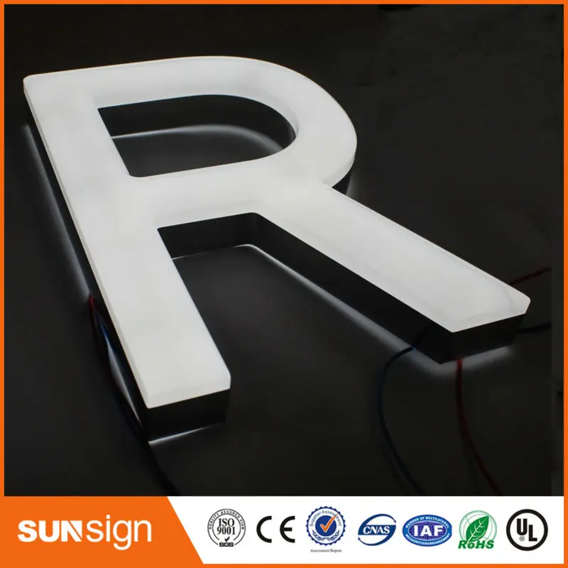 Groothandel Business Borden Acryl Storefront Led Brief Lichten