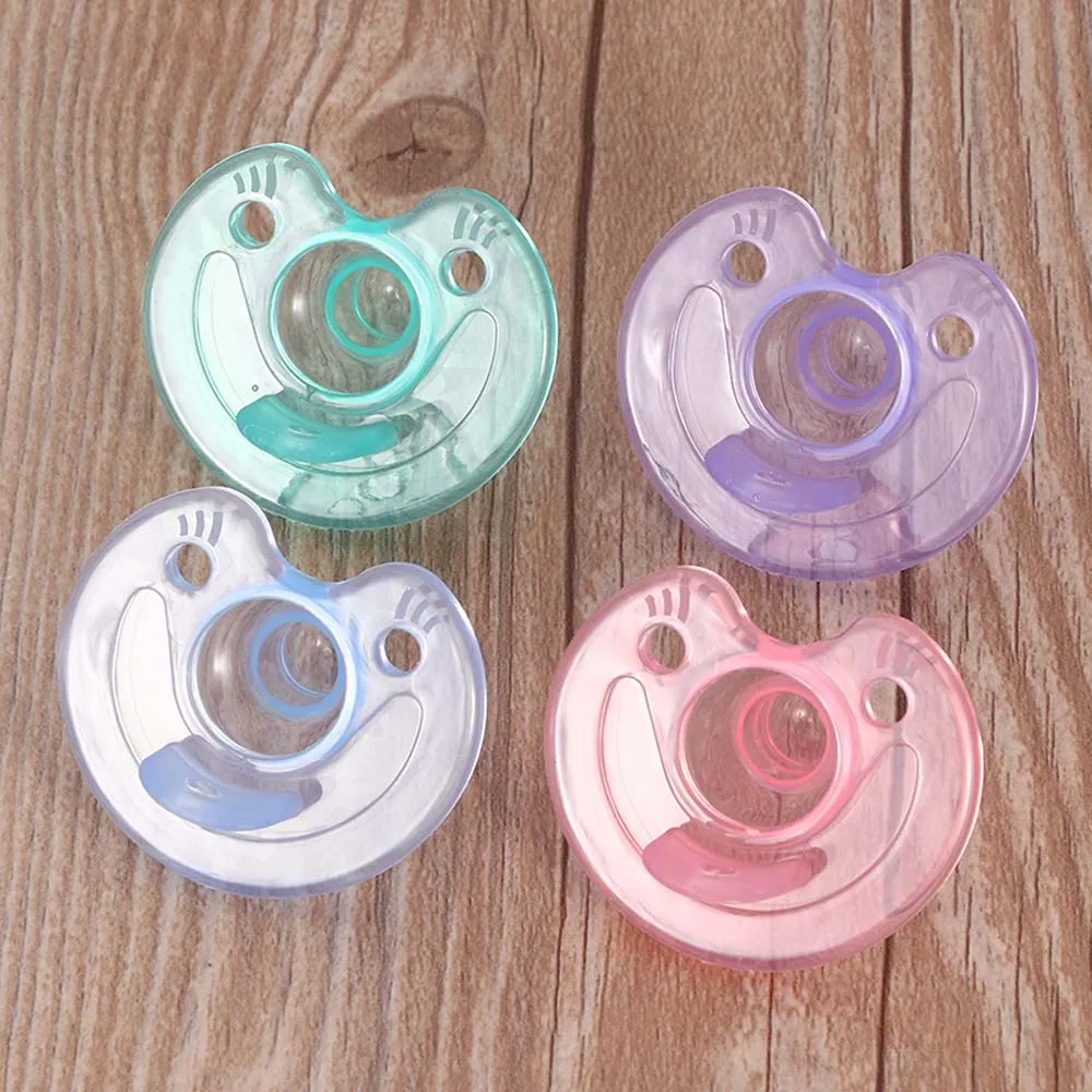 Newborn Infant Baby Soft Silicone Orthodontic Feeding Pacifier Nipple Sleep Soother for 0-3 years Kids Baby