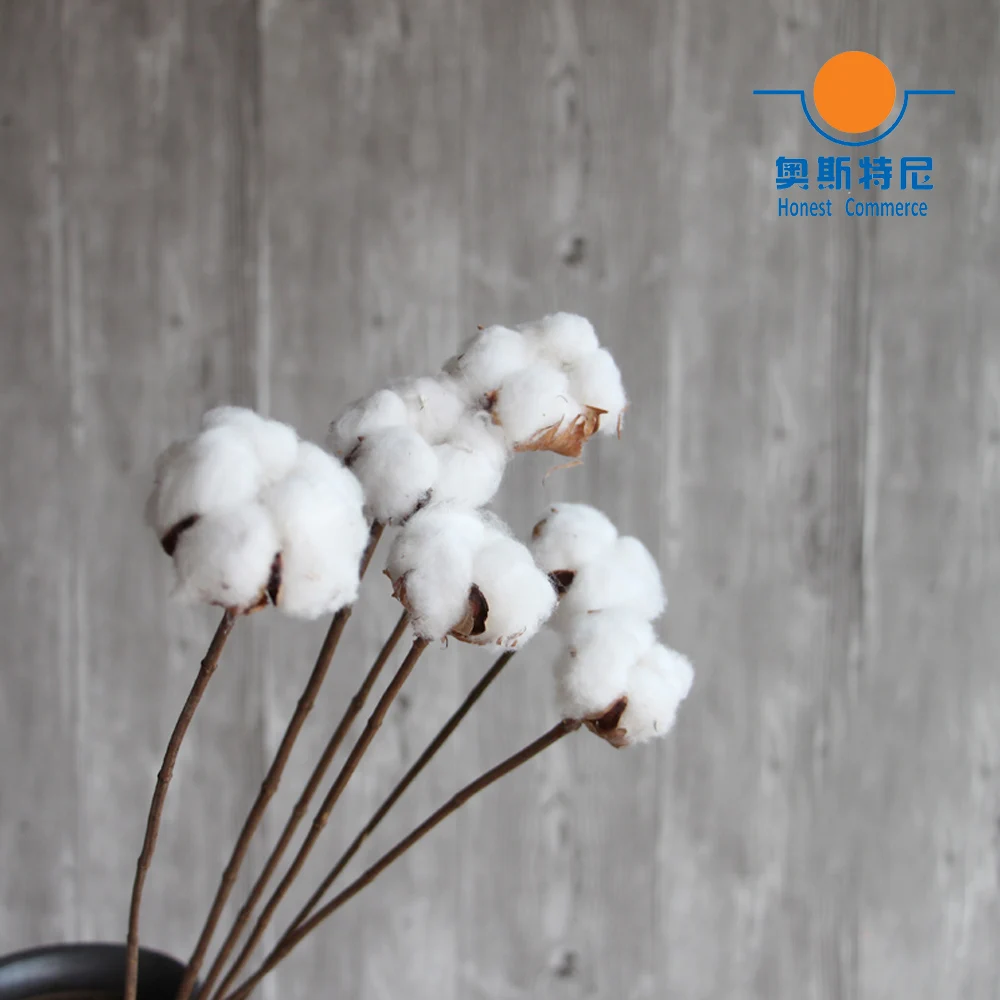 

20pcs dried artificial flower bouquets dried cotton branch flower bouquets for home decoration