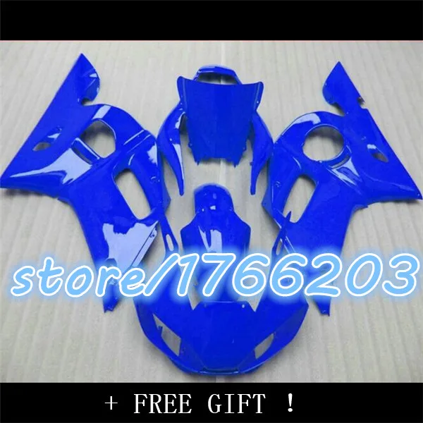 

fairings set fit for R6 98 99 00 01 02 all blue customize fairing kit YZF R6 1998-2002 600 Ning